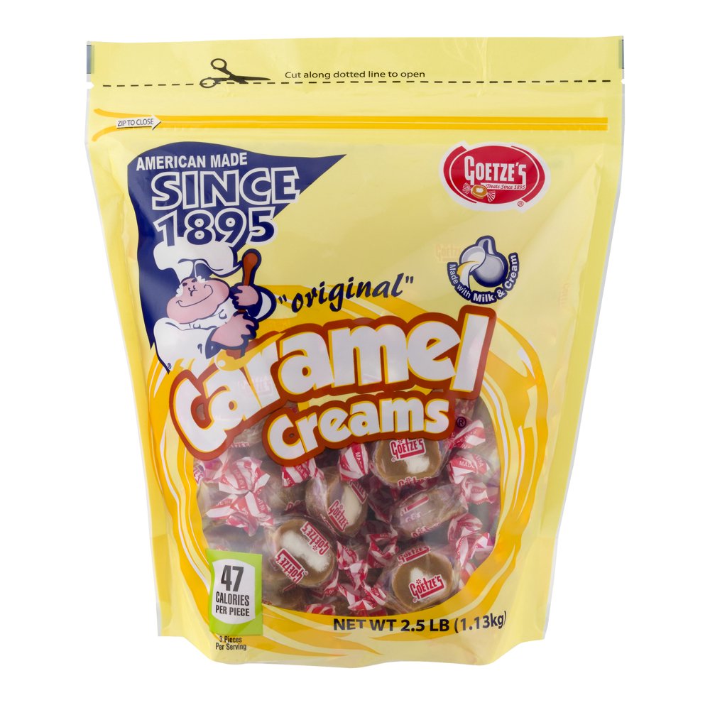 Goetze, Caramel Creams Candy, 40 Oz.