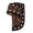 Floral/White, variant on Western Leather Floral Tooled Turquoise Buckstitch Side Access Knife Holder Sheath 29FK25C