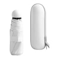 thumbnail image 3 of Sun Rain Umbrellas Mini Umbrella for Purse Outdoor Compact Umbrella for Rain White with Case, 3 of 8
