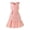 Pink, variant on Daznico Girls Summer Cute Bow Sleeveless Ruffled Waist Fishtail Dress for Parties,11 Years