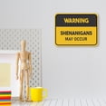 thumbnail image 2 of Classic Framed Plus Warning Shenanigans May Occur Door or Wall Sign | Funny Home Decor -Small, 2 of 9