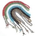 thumbnail image 2 of 8mm 99 Beads Crystal Prayer Beads Tasbih Tasbeeh Masbaha Bracelet Islamic Muslim, 2 of 5