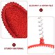 thumbnail image 3 of IDEANATEGRATE 2Ud Diademas Rojas Con Para Adornar Peinados En Fiestas, 3 of 6