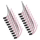 thumbnail image 3 of 20 piezas t10 w5w extensión de conector de bombilla de soporte de enchufe de goma suave pláshico cobre para cochetas bicicletas barcos scooters remolones negros + rojo, 3 of 7