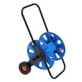 thumbnail image 2 of HURRISE Hose Reel,Garden Hose Cart,Garden Hose Reel Cart Portable Hand‑Push Water Pipe Storage Rack Organizer for G1/2 50m Tube, 2 of 8