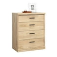 thumbnail image 3 of Pemberly Row Modern Engineered Wood 4 Drawer Chest in Prime Oak Finish, 3 of 13