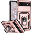 thumbnail image 1 of Estuche GANGXUN para Google Pixel 6A, soporte giratorio 360°, estilo mecánico y magnético, 1 of 5