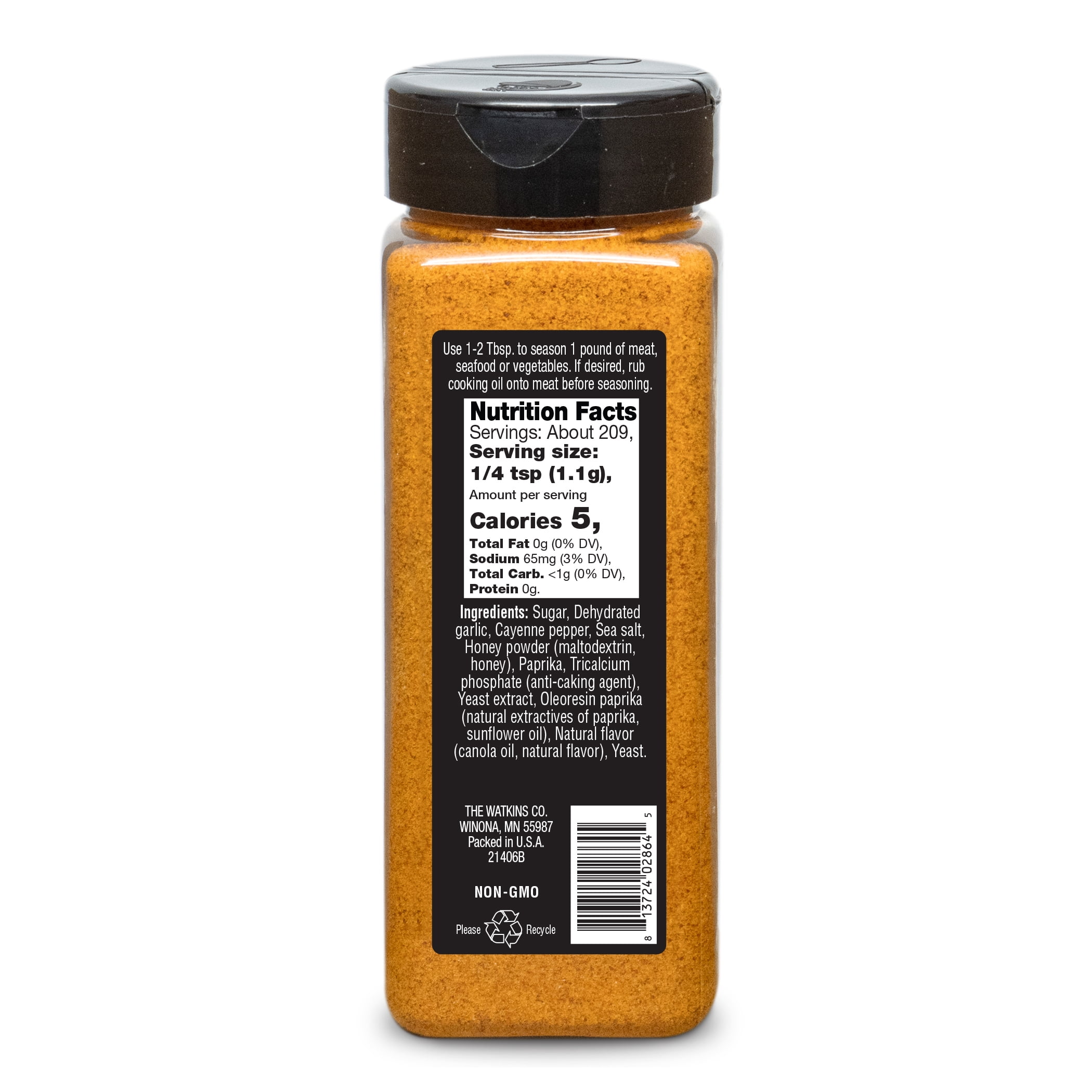 Watkins Hot Honey Seasoning, 8.1 oz