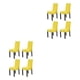 thumbnail image 3 of Wosthever Lote de 4 fundas para sillas transpirables para comedor, funda para silla Ambiance Of Meals para el hogar, duradera, color amarillo Limon amarillo 2Conjunto, 3 of 6