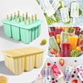 thumbnail image 6 of JIAYUEZHAO 12-Well Easy-Release BPA-Free Silicone Ice Pop Makers, Green, 6 of 8