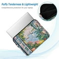 thumbnail image 2 of FORMRS 15"-15.6" Laptop Sleeve Protective Case Soft Carrying Quilted Computer Bag Cover, Floral Seaside, 2 of 7