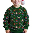 thumbnail image 5 of Stamzod Crewneck Sweater for Girls Boys 2026 Fashion Pullover Christmas Sweaters Xmas Holiday Long Sleeve Knit Tops, 5 of 10