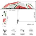 thumbnail image 3 of FORMRS Travel Umbrella Folding Auto Open Close Windproof Rain UV Protection, Cute Watermelon, 3 of 8