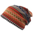 thumbnail image 2 of D-GROEE Unisex Skullies Beanies Knitting Printing Vintage Bonnet Cap Autumn Winter Casual Beanies Hat, 2 of 7