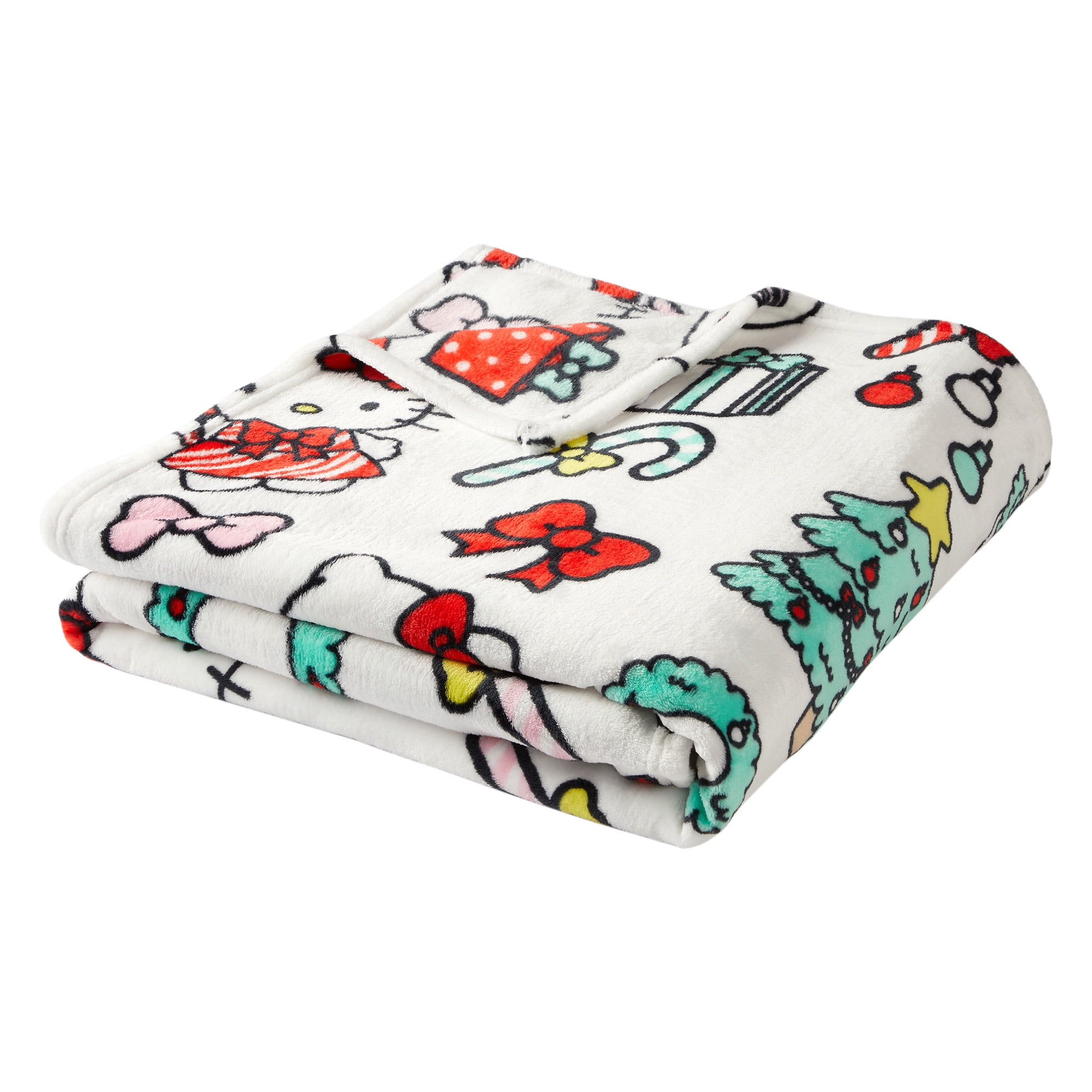 Hello Kitty Kids Silky Soft Plush Throw, 50 x 70