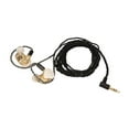 thumbnail image 5 of Resin Monitor Earphones Pure Copper Graphene Unit Wired Headphone with MMCX Connection Cable for Singer Drummer Musician White Gold Black Cable, 5 of 8