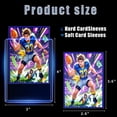 thumbnail image 4 of 200 Top Loaders + 200 Soft Sleeves ,3" x 4" Premium Standard Size, Trading Hard Plastic Card Holder for Sports Football Baseball Cards, 4 of 6