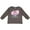 Charcoal Grey, variant on Inktastic Sweetest Big Sister Girls Long Sleeve Toddler T-Shirt