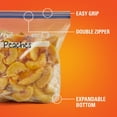 thumbnail image 5 of (12 pack) Hefty Press to Close Plastic Freezer Bags, Half Gallon Size, 20 Count, 5 of 9