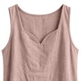 thumbnail image 5 of IUYRTFE Women V Neck Sleeveless Tank Top Loose Fit Casual Summer Blouse, 5 of 5