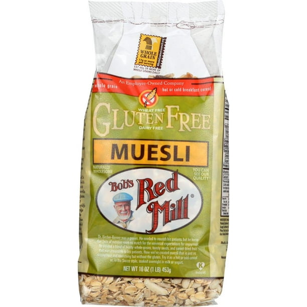 Bob's Red Mill Gluten Free Muesli, 16 Oz (Pack of 4)