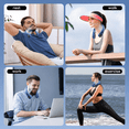 thumbnail image 3 of Portable Fan, 4000mAh Bladeless Hands Free Neck Fans That Blow Cold Air Gifts for Women Men Blue, 3 of 7