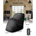 thumbnail image 2 of LMHF Massage Chair Cover, Full Body Shiatsu Massage Chair Cover with Drawstring, Waterproof & Dustproof Cover, Removable Shield, Storage, Machine Washable (Grey), 2 of 5