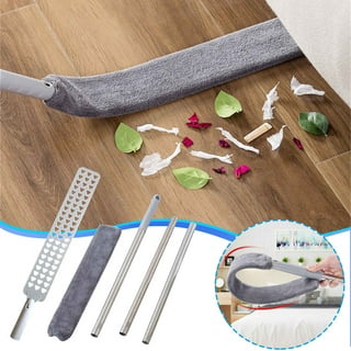 Gpoty Gap Dust Cleaner,Gap Dust Brush Retractable Microfiber Gap Dust Brush  Flexible Long Flat Gap Duster with Extendable Pole and Cloth Cover for