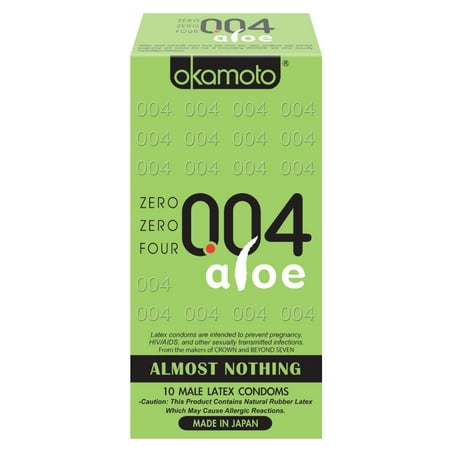 - Okamoto 004 Aloe Condom 10ct