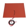 thumbnail image 2 of Almohadilla calefactora de silicona para impresora 3D, 350 W, 300 mm de lado, termistor de 100 K, adhesivo fuerte, para cama caliente, 12 V CC, 2 of 14