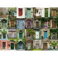 thumbnail image 2 of Frank, Assaf 14x12 Gold Ornate Wood Framed with Double Matting Museum Art Print Titled - Collage of old doors, 2 of 4