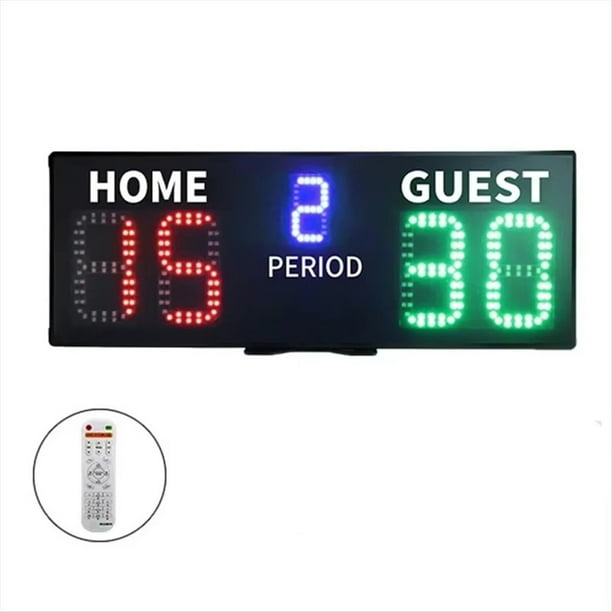 Marcador Electrónico Portátil para Partidos de Tenis, Baloncesto, Billar y Baloncesto. Marcador LED.