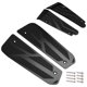 thumbnail image 2 of Motocicleta Modificada Parte Esteras del Pie Reposapiés Almohadillas Pedal Compatible para Racing X 150 RKS150 Negro, 2 of 9