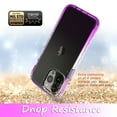 thumbnail image 4 of iPhone 13 Mini Case, Rosebono Hybrid Gradient Transparent Soft TPU Clear Skin Cover Case For iPhone 13 Mini (Purple), 4 of 4