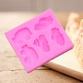 thumbnail image 4 of SHOWERORO 1Set Pink Cartoon Car Shape Silicone Mold for Candy Molds Party Decorations 7.5x6.5x1.3in, 4 of 8