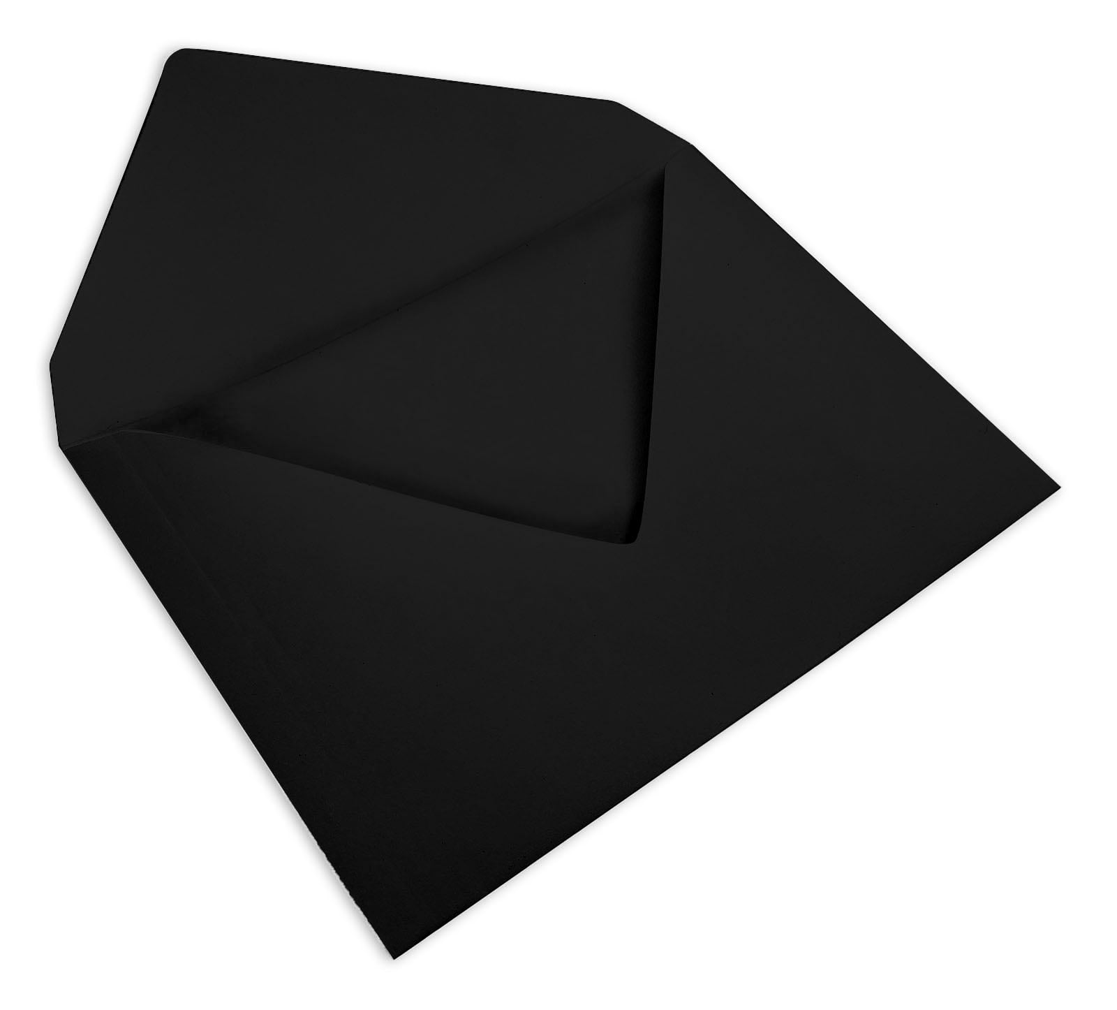 Darling Souvenir A1 Black High Quality Invitation Envelopes (3 5/8 x 5 1/8) Euro V-Flap 80 LBS Ideal for Invitations, Greeting Cards, RSVP, Photo, Wedding, Letters -Packs & Colours Available