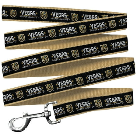 UPC: 0849790077430 | Pets First NHL Vegas Golden Knights Leash! Licensed Heavy-duty Strong Durable Leash for Dogs Cats