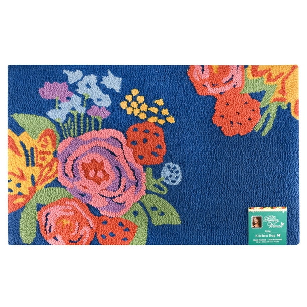 The Pioneer Woman Celia 18 X 30 Kitchen Rug Walmart Com Walmart Com