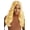 CREAMY BLONDE, variant on Sensationnel Shear Muse Quiesha Glueless Lace Wig 24" Lace Wigs / Color: HONEY BLONDE