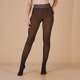 thumbnail image 1 of Leggings extragrandes de 220 g para mujer con forro polar y pantalones capri de poliéster., 1 of 9