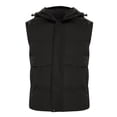 thumbnail image 4 of LOVZFMLL Vestes pour Hommes Mode Sans Manches à Capuche Décontractée, 4 of 5