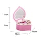 thumbnail image 5 of Joyero musical para niñas con tema de bailarina - Caja de música giratoria en forma de corazón para pendientes, collares, pulseras Adepaton 2035260-1, 5 of 9