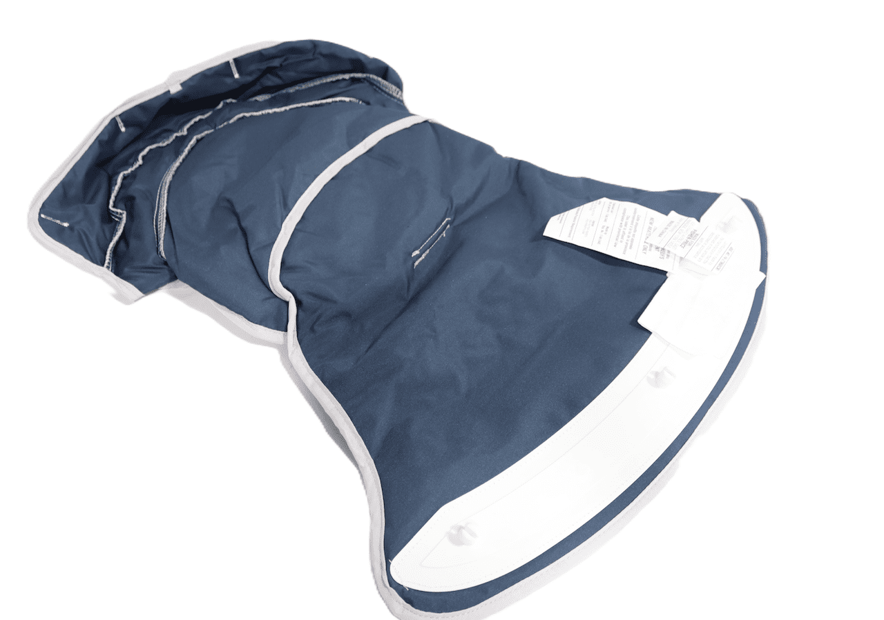 Replacement Part for Fisher-Price Sit-Me-Up Floor Seat - GMD19 ~ Replacement Cover/Cloth Seat ~ Dark Blue with White Flowers