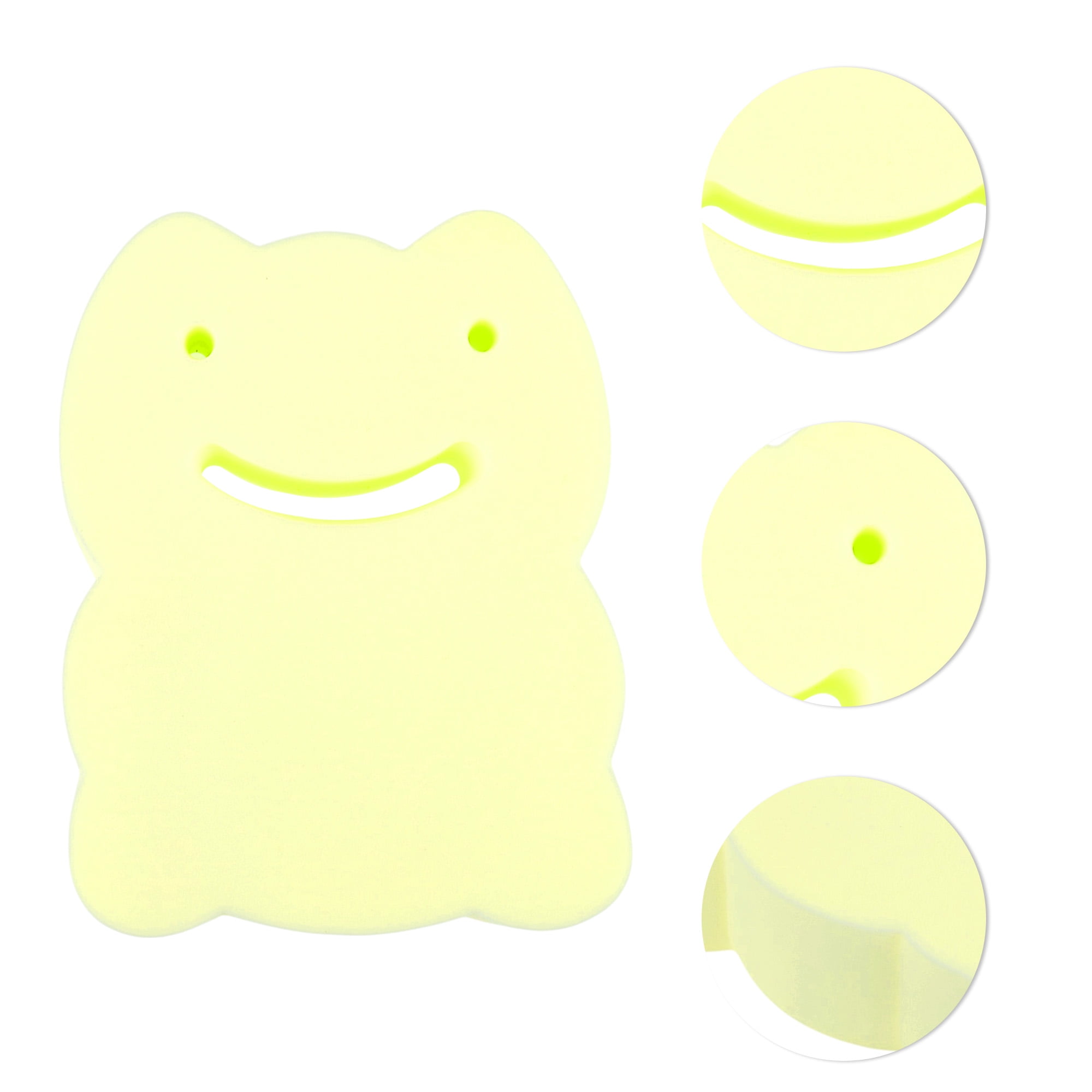 Unique Bargains Cartoon Frog Shape Sponge Yellow