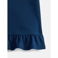 thumbnail image 3 of Wonder Nation Girls Peplum Polo Shirt with Short Sleeves, Sizes 4-18 & Plus, 3 of 3