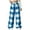 Blue, variant on qucoqpe Women Fuzzy Pajama Pants Plushy Elastic Waist Wide Leg Winter Warm Fleece Lounge Bottoms