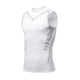 thumbnail image 1 of Guardurnaity Camisetas de compresión de pecho para hombres, adelgazantes y de ajuste cómodo, camiseta de compresión para fitness Camisetas blanco SG, 1 of 6