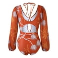 thumbnail image 6 of uublik Swimsuit Women Full Coffee Athletic Training Swimsuit Long Sleeve Rashguard, 6 of 6