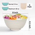 thumbnail image 3 of Juego de bowls Homestockplus de 8 piezas, 1775 ml, ecológicos y libres de BPA, 3 of 6