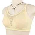 thumbnail image 4 of VISALY Full Coverage Bras Spaghetti Strap Bra Women Breathable Tube Top Bra Underwear Without Steel Ring And Adjustable Shoulder Strap Wireless Bras For Women Comfortable Bras Bras For Women Beige 36, 4 of 5